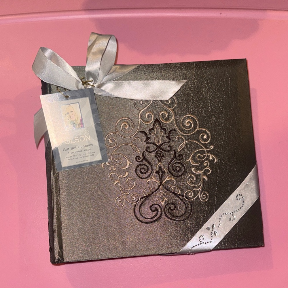 Elegant green and Silver photo album